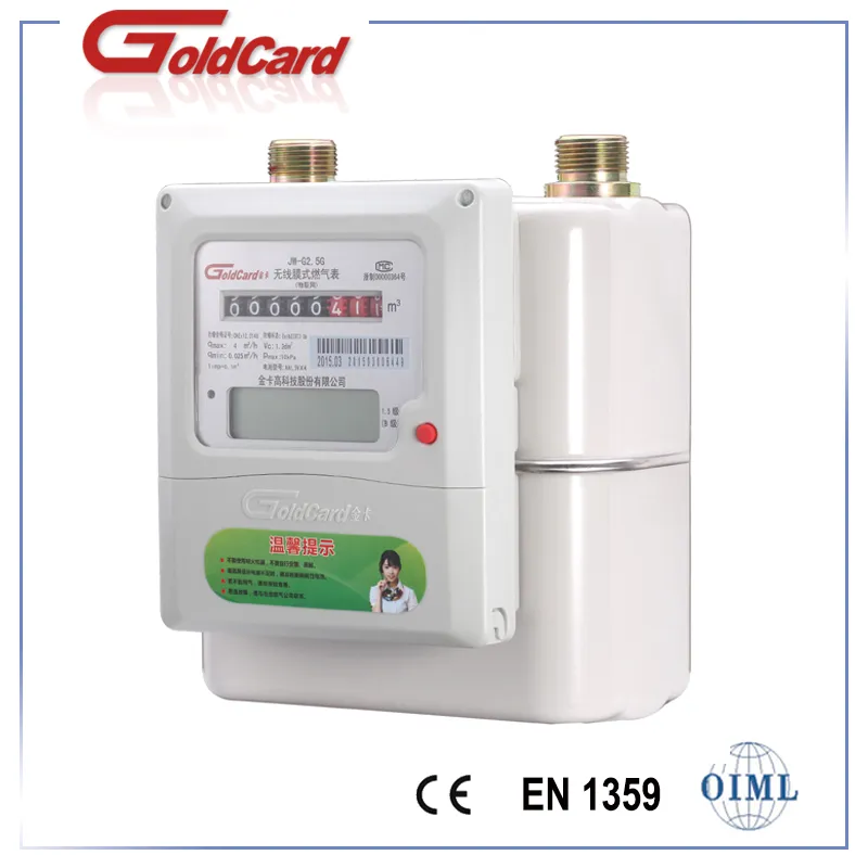 Medidor de gas doméstico de prepago Iot-Steel