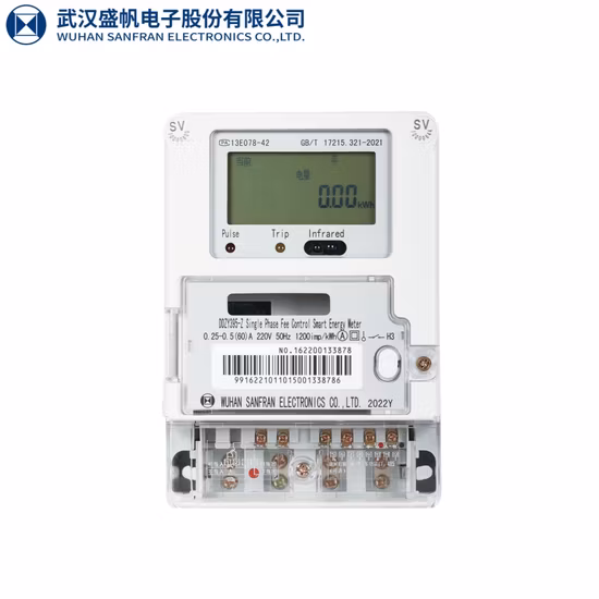 DDZY876 STS Prepago Pospago Monofásico Dos hilos Teclado Electrónico RF LoRa PLC GPRS 3G 4G Módulo Comunicación Split Medidor de energía inteligente
