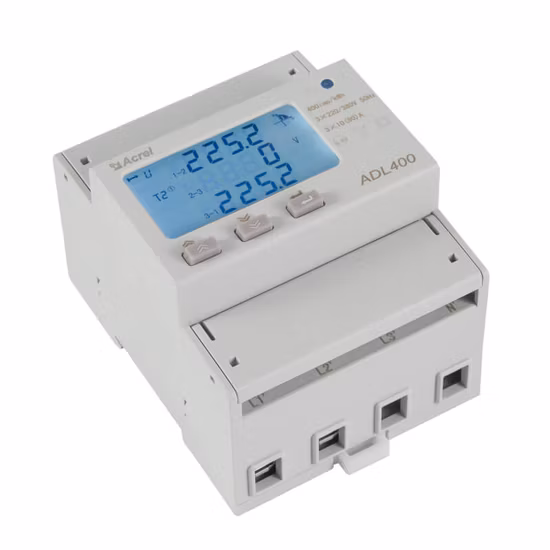 Medidor de potencia de energía eléctrica trifásico monofásico MID para cargador EV