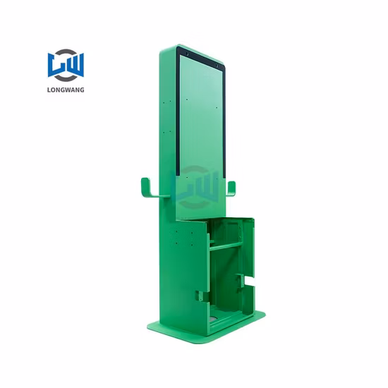 Piezas de fabricación del recinto de la caja del medidor de energía del doblado de la chapa del pedestal del montaje del cargador EV