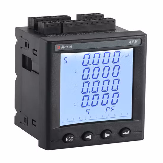 Medidor de potencia multifunción de diseño modular Acrel Apm810