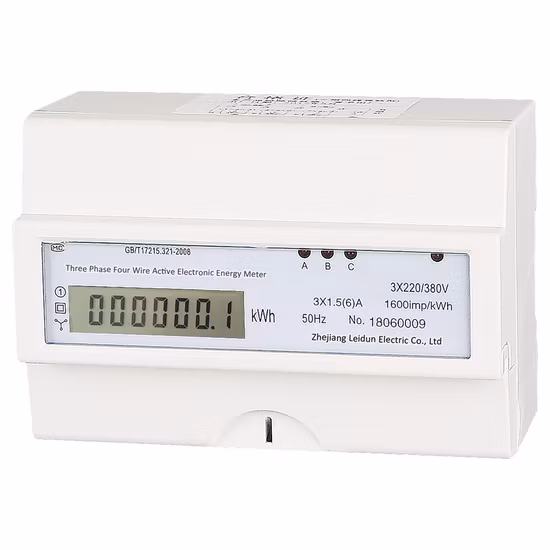Contador analógico monofásico de dos hilos de vatios-hora Contador de Kwh Contador de energía