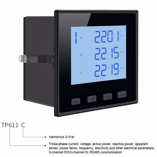 Medidor de potencia digital Atz2000, medidor de panel multifunción, medidor eléctrico de 3 años de garantía, medidor de energía