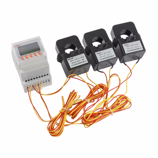 Medidor inteligente bidireccional de energía solar de fase Modbus RS485 1/3 para pila de carga EV