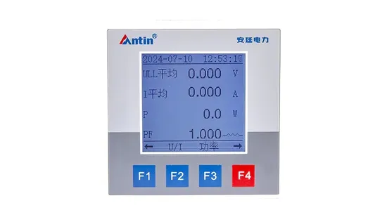 Amc72L-E4/Kc AC trifásico 3p4w digital multifunción programable inteligente inteligente eléctrico RS485 Modbus RTU medidor de energía Kwh para gabinete de interruptores